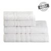 Toalha. Toucador 100% Algodão Branco 30 X 50 Cm (6 Unidades)