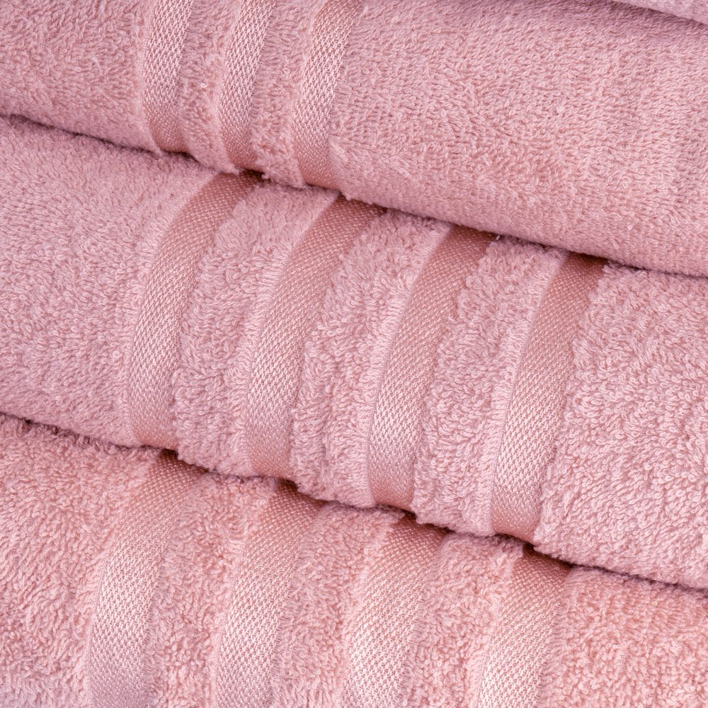 Toalha. Toucador 100% Algodão Rosa 30 X 50 Cm (6 Unidades) - Image 2