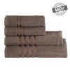 Toalha. Toucador Taupe Escuro 30 X 50 Cm (6 Unidades)