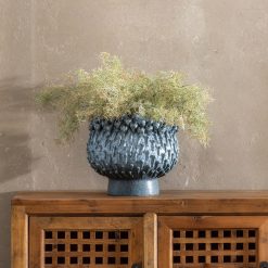 Alternative view of Vaso Azul Cerâmica Decoração 30 X 30 X 27 Cm