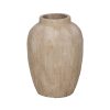 Vaso  Bege Cerâmica Decoração 42