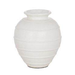 Vaso Branco Fibra De Cimento 45 X 45 X 51 Cm