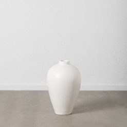 Vaso Branco Terracota  38 X 38 X 60 Cm