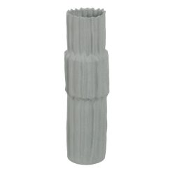 Vaso Verde Cerâmica Decoração 18 X 18 X 60 Cm