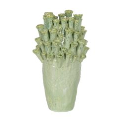 Vaso Verde Cerâmica Decoração 28